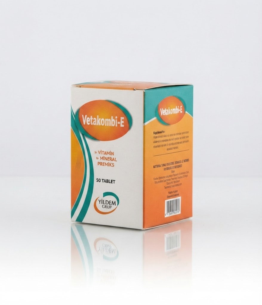 etakombi-E Büyükbaş ve Küçükbaş İçin Vitamin Mineral Premiks 50 Tablet